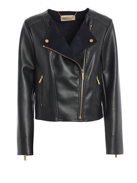 michael kors jacke kleiderkreisel|Michael Kors leather jacket.